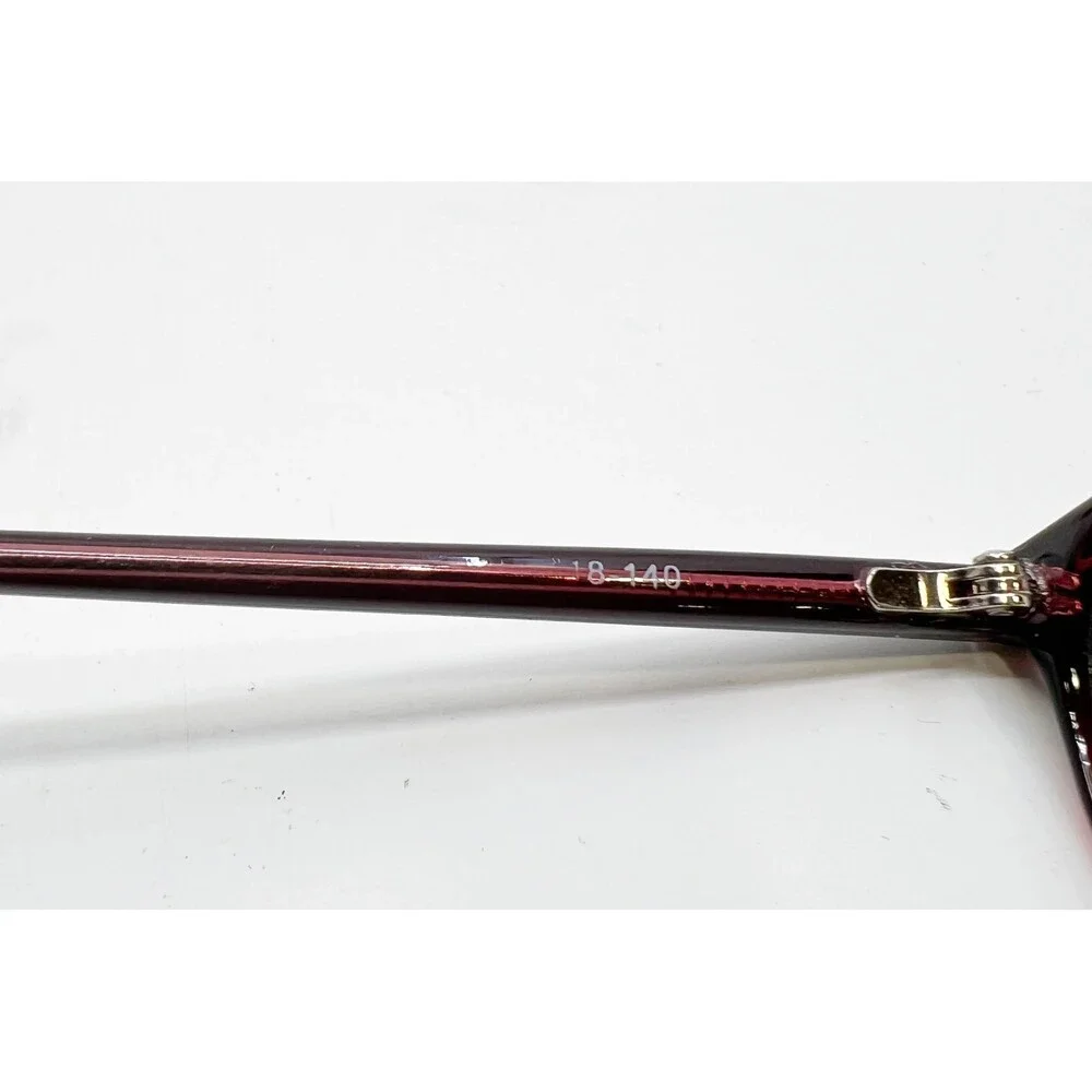 Equinox Eyeglasses Womens Burgundy Oval Full Rim Frames 18-140